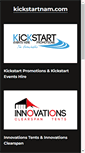 Mobile Screenshot of kickstartnam.com