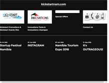 Tablet Screenshot of kickstartnam.com